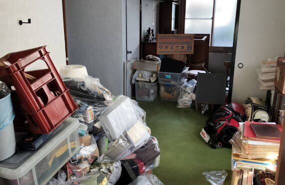 秋田市泉で解体前の残置物処分｜不用品回収・家財整理もお任せください